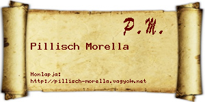 Pillisch Morella névjegykártya
